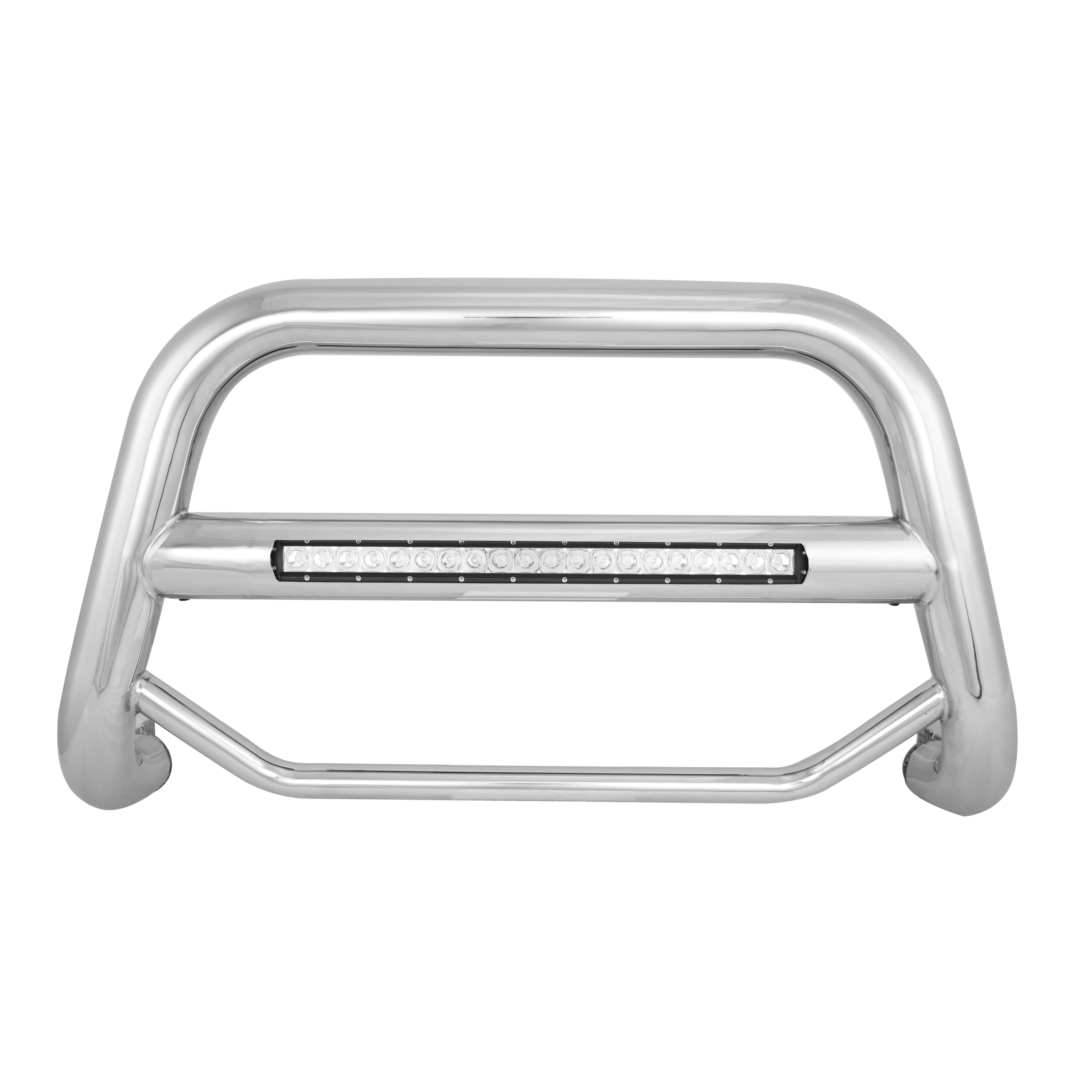 Black Horse MAX BEACON Bull Bar Stainless Fits 2004-2011 Mitsubishi Endeavor