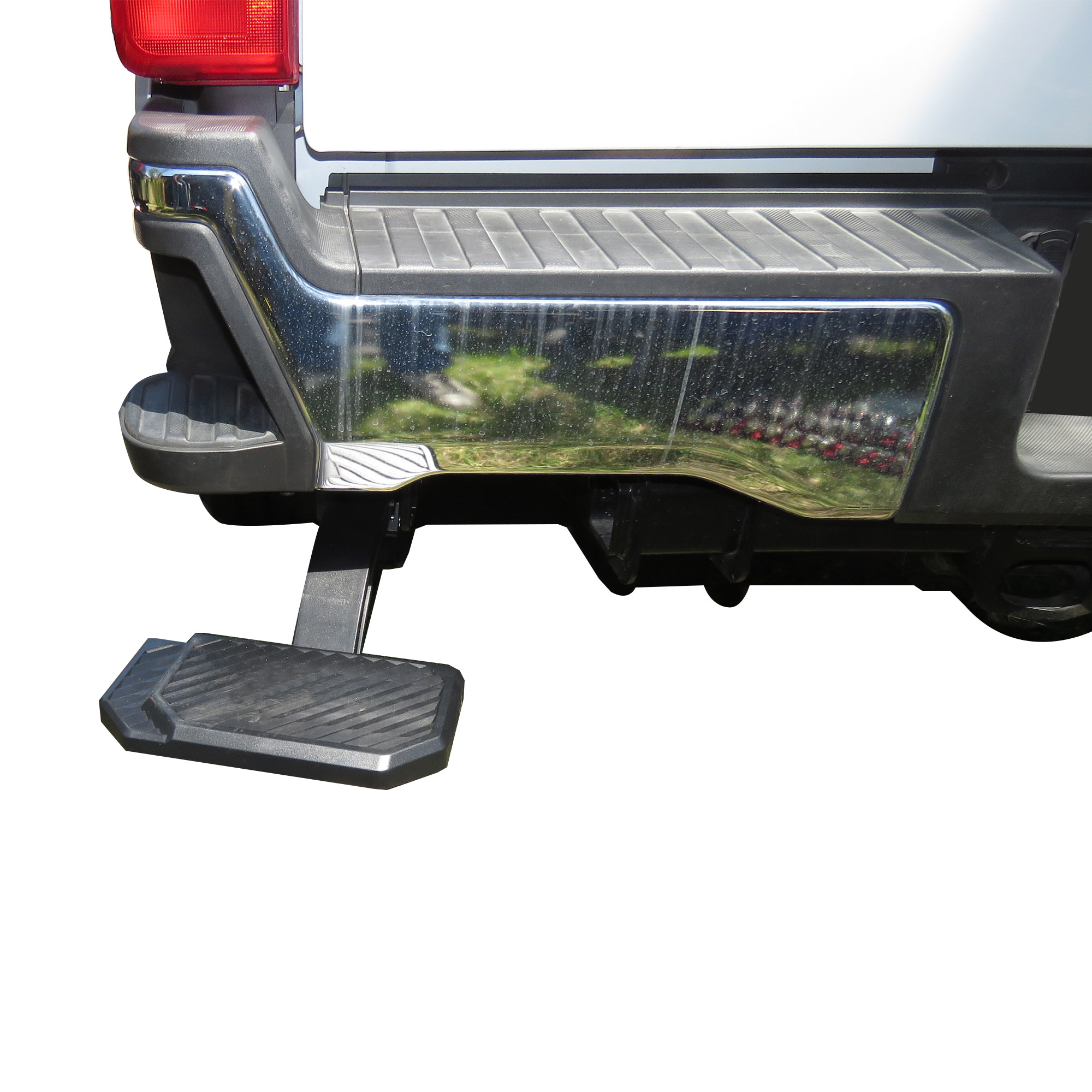 Black Horse Retractable Truck Bed Corner Step Black fit 2023-2024 Ford F-250 SD