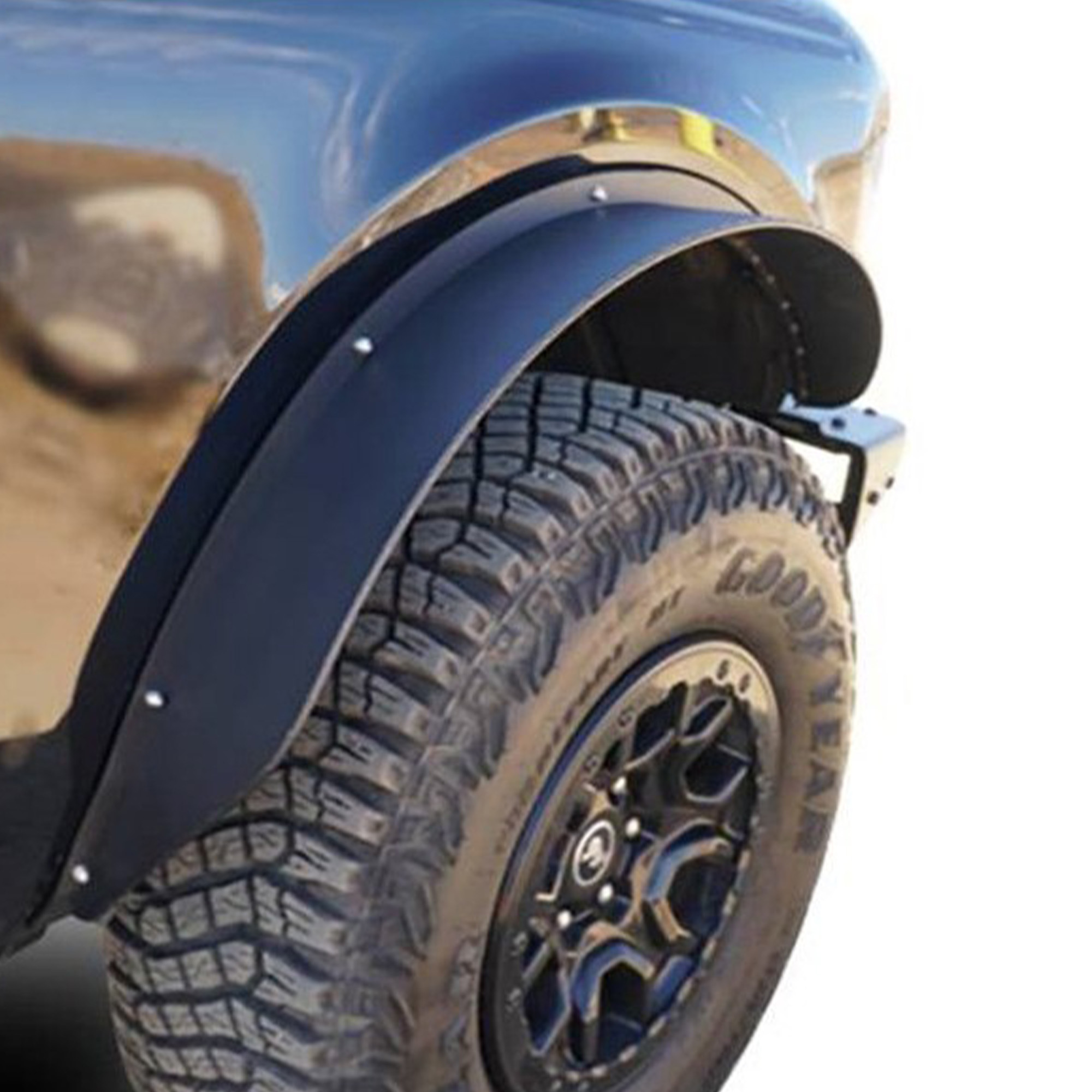 Black Horse Fender Flares Sheet Metal Plate Black Fits 2021-2024 Ford Bronco