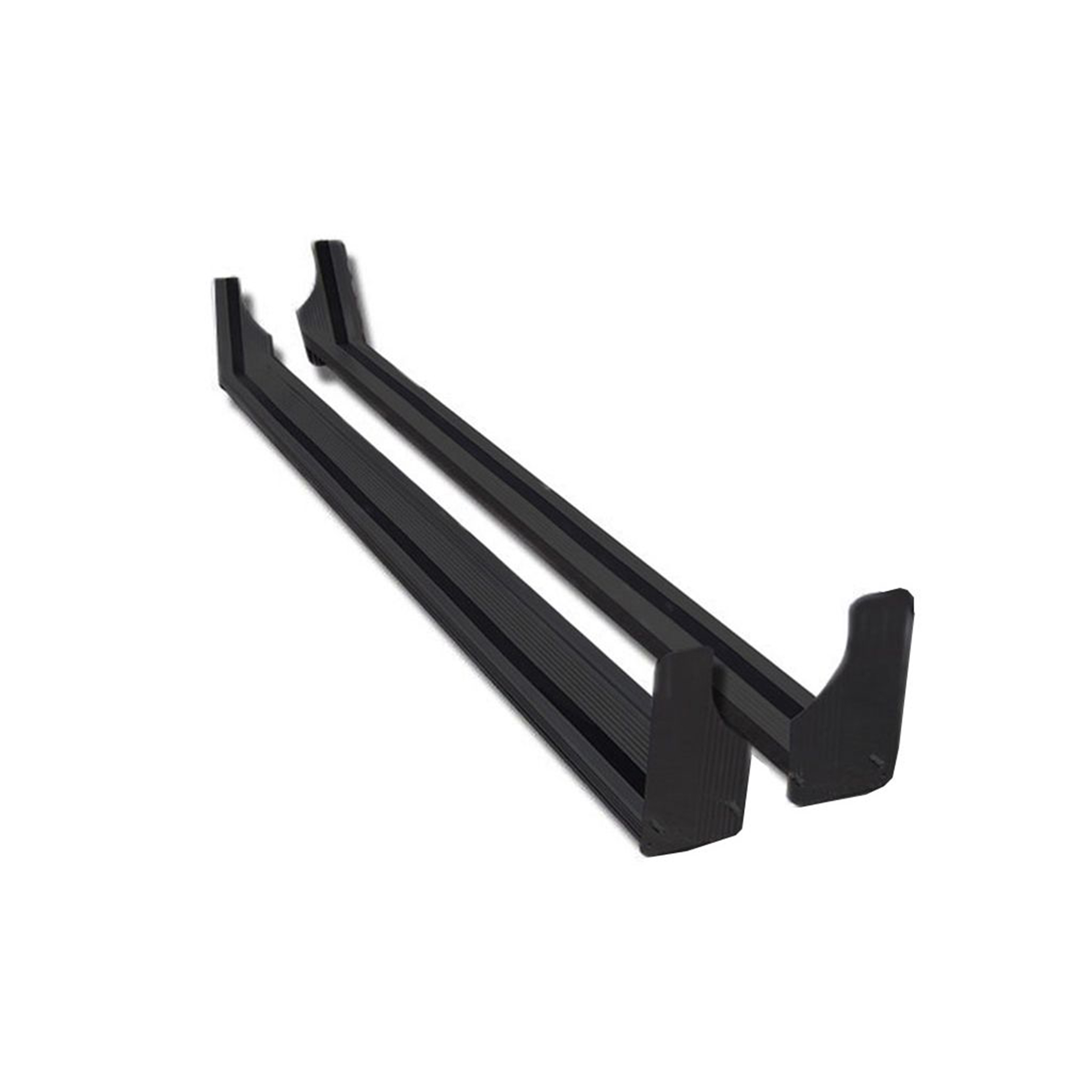 Black Horse COMMERCIAL Running Boards Step Bars Black fit 1997-2022 Express 2500