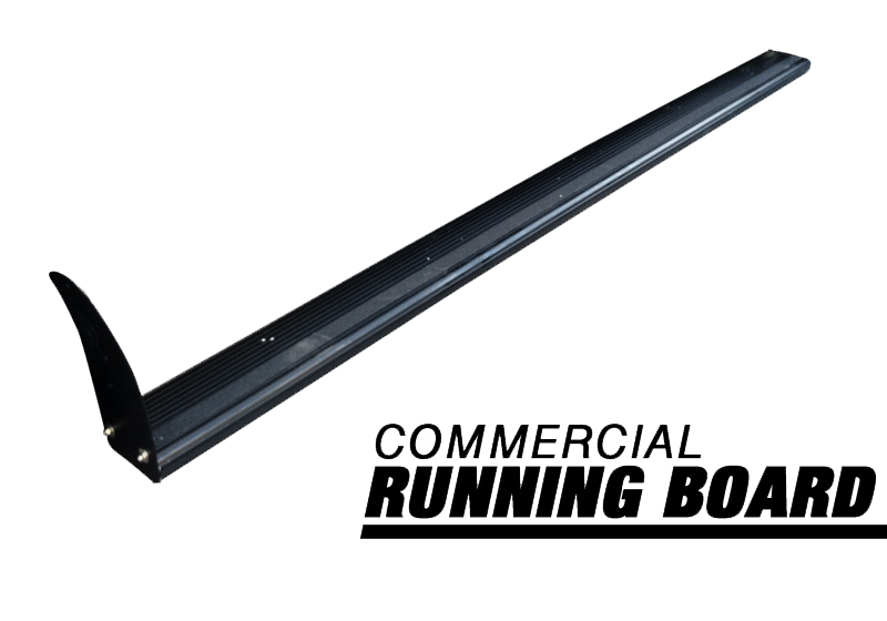 Black Horse COMMERCIAL Running Boards Step Bars Black fit 1997-2022 Express 2500