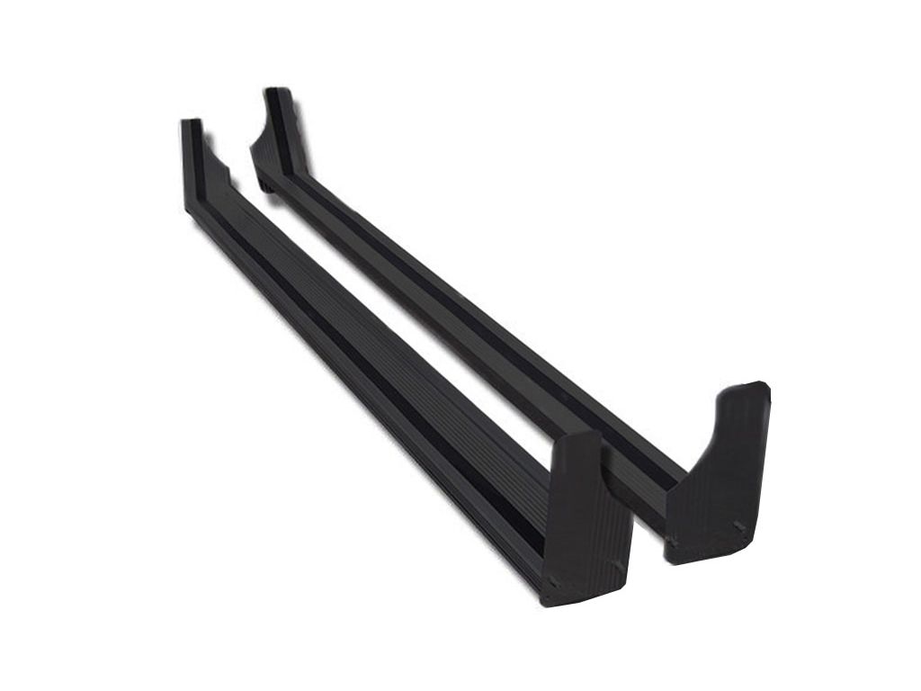 Black Horse COMMERCIAL Running Boards Step Bars Black fit 1997-2022 Express 2500